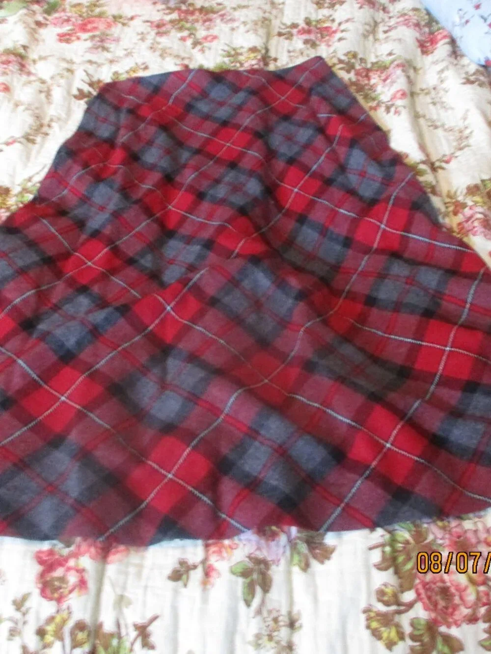 Appleseeds Size 10 Bias Tartan Maxi Skirt Like new